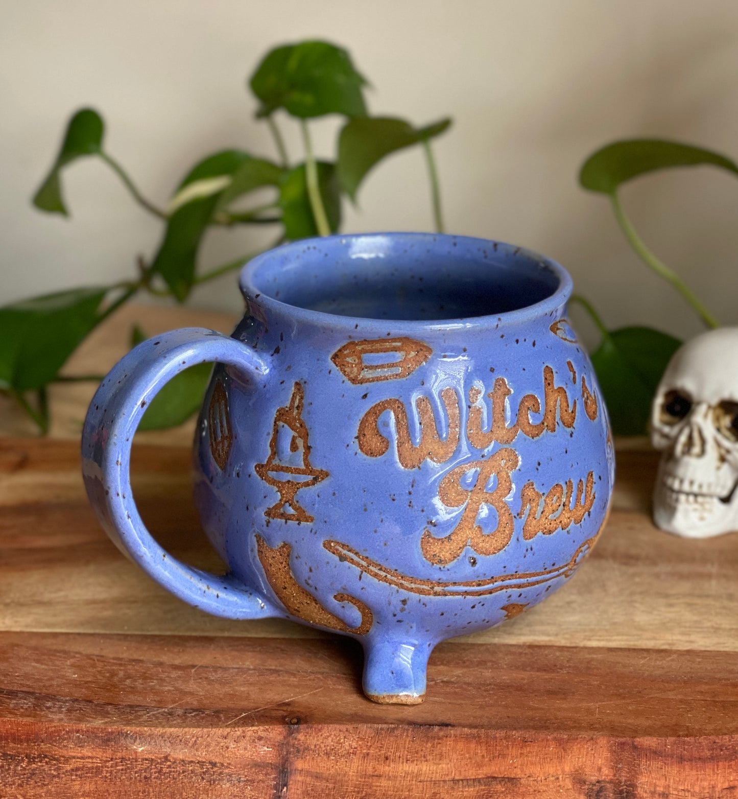 Witch’s Brew Cauldron Mug B