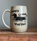 Stupid Canadian Wolf Bird Mug B