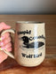 Stupid Canadian Wolf Bird Mug D