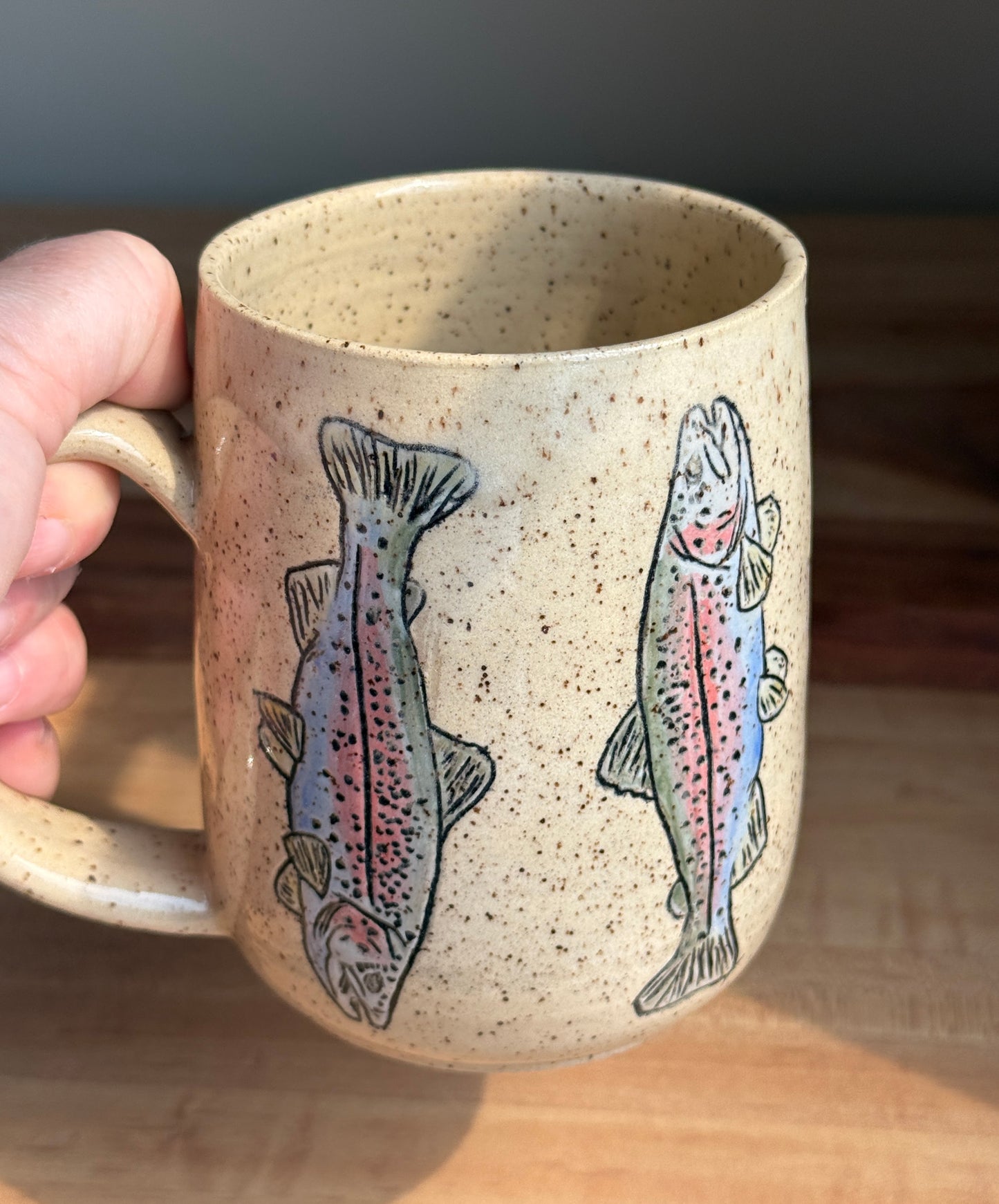 Rainbow Trout Mug D (Speckled)