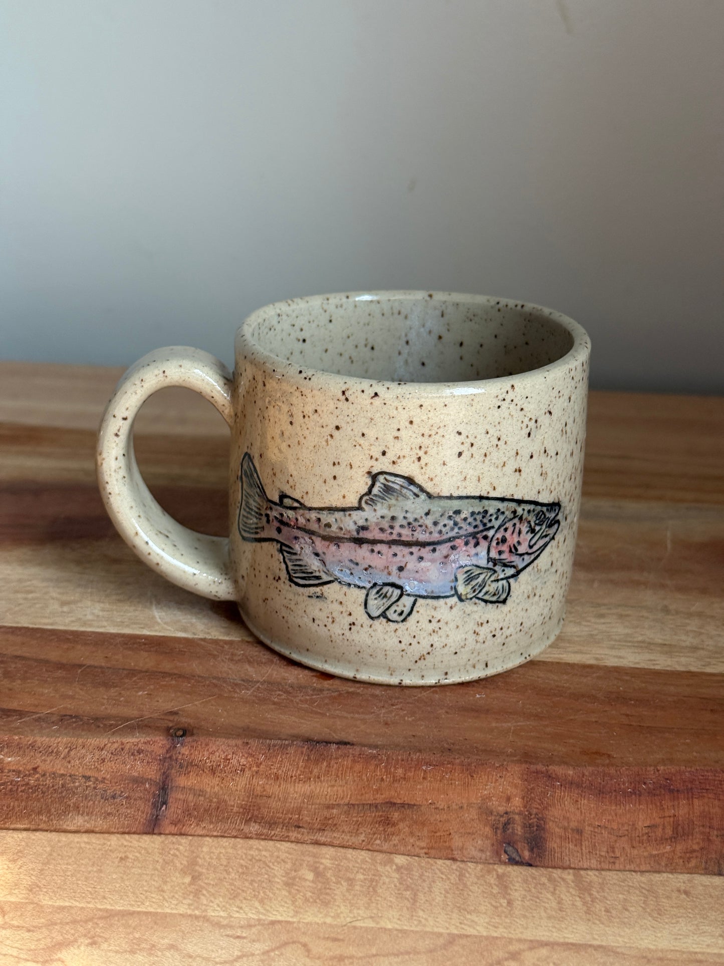 Rainbow Trout Mug B (Horizontal Fish)