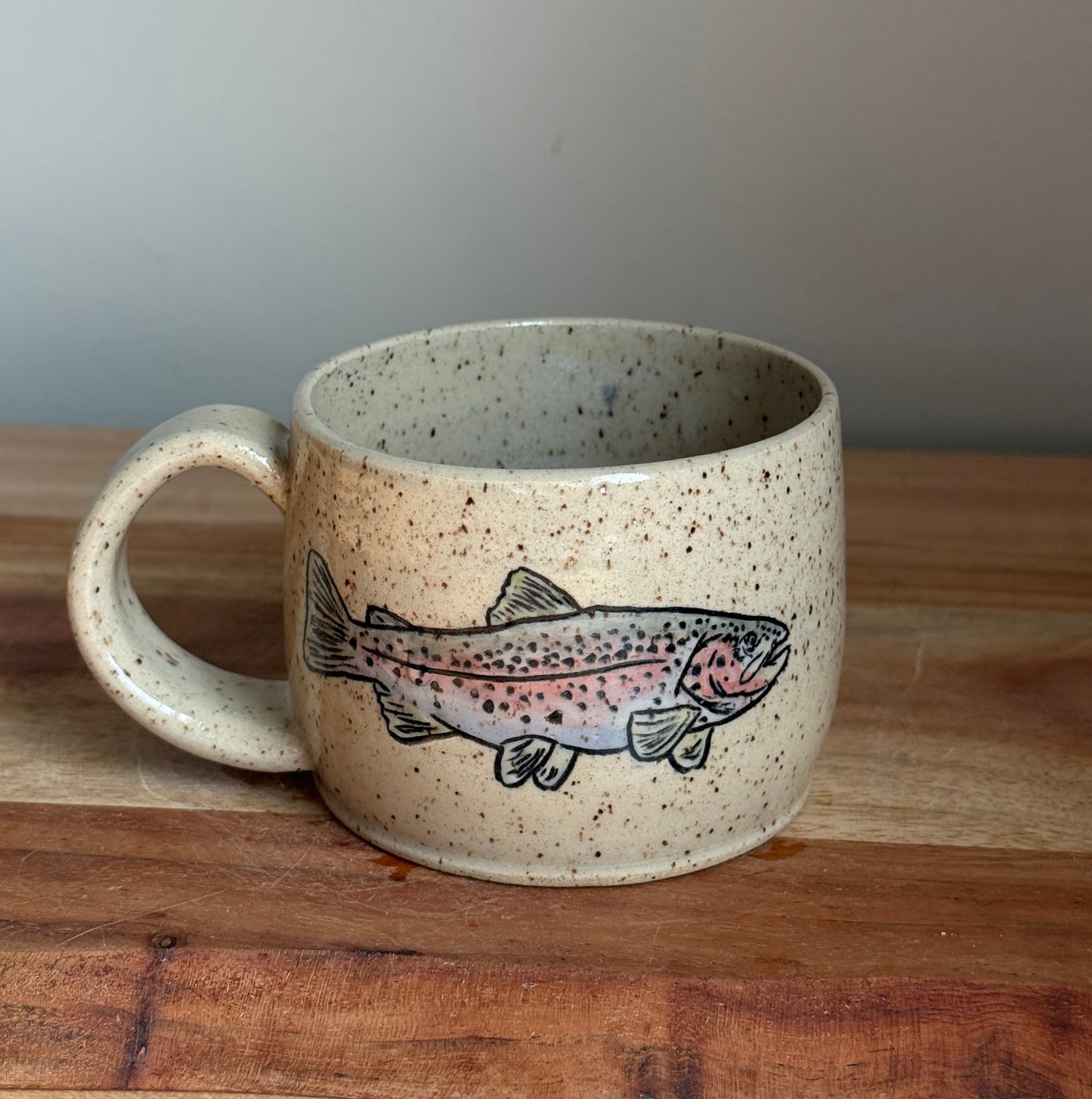 Rainbow Trout Mug A (Horizontal Fish)