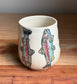 Rainbow Trout Mug B (White)