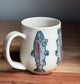 Rainbow Trout Mug D (White)