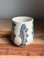 Rainbow Trout Mug D (White)