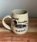Stupid Canadian Wolf Bird Mug E