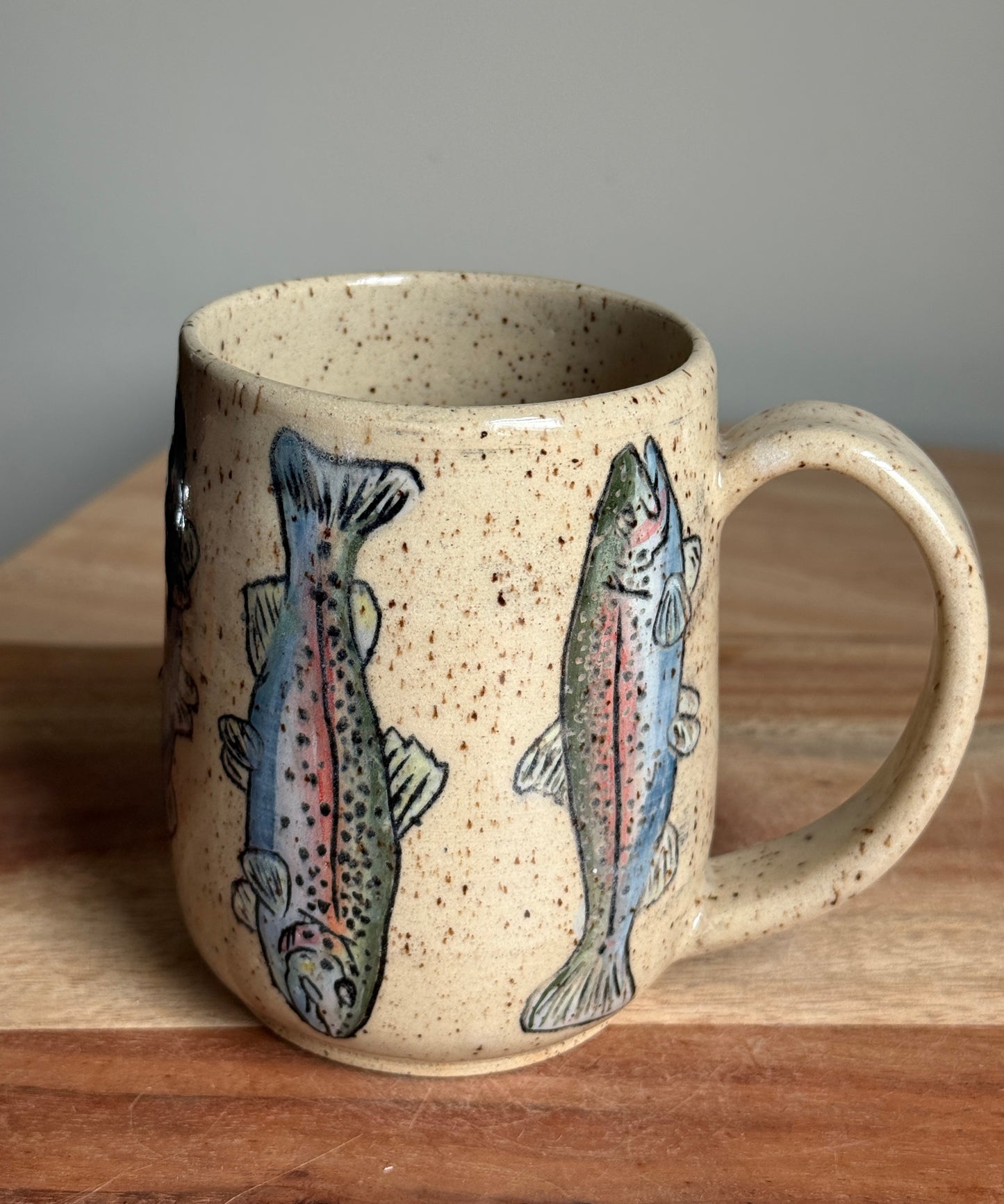 Rainbow Trout Mug E (Speckled)