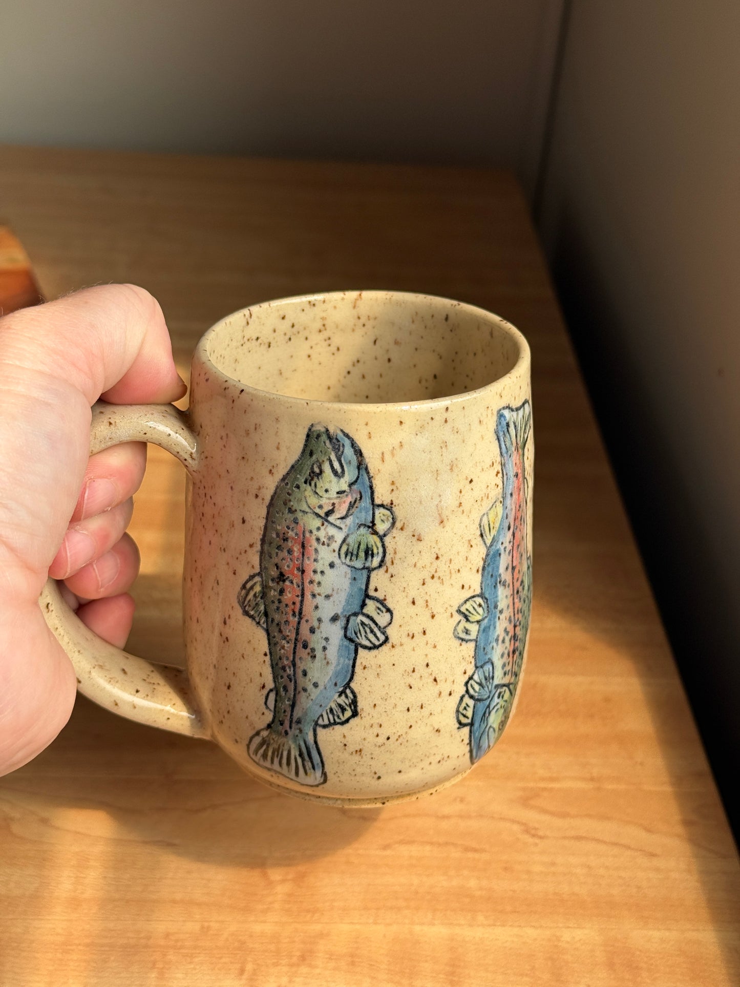 Rainbow Trout Mug E (Speckled)