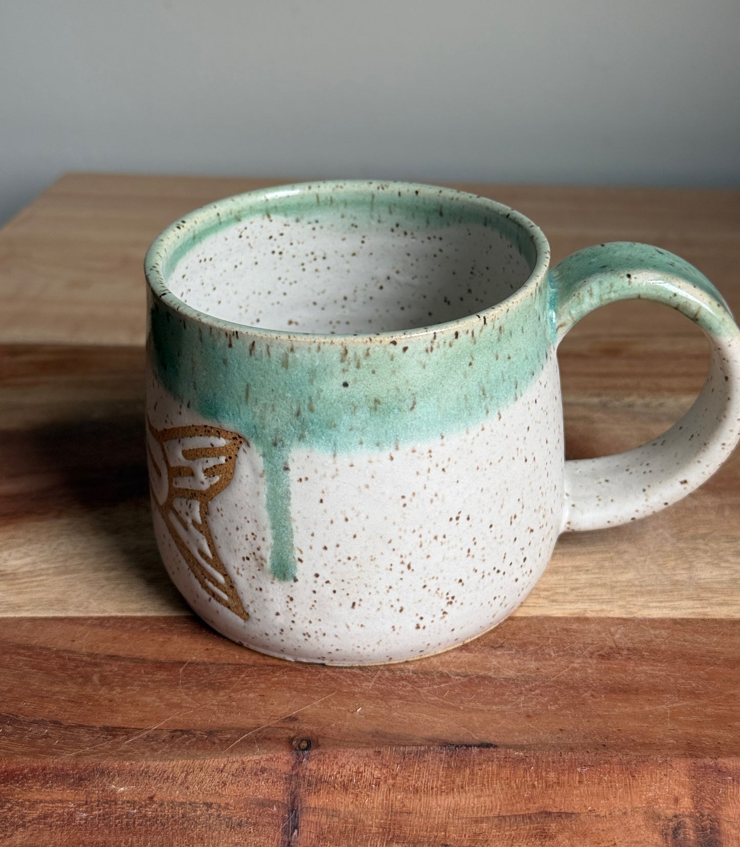 Wraparound Salmon Mug