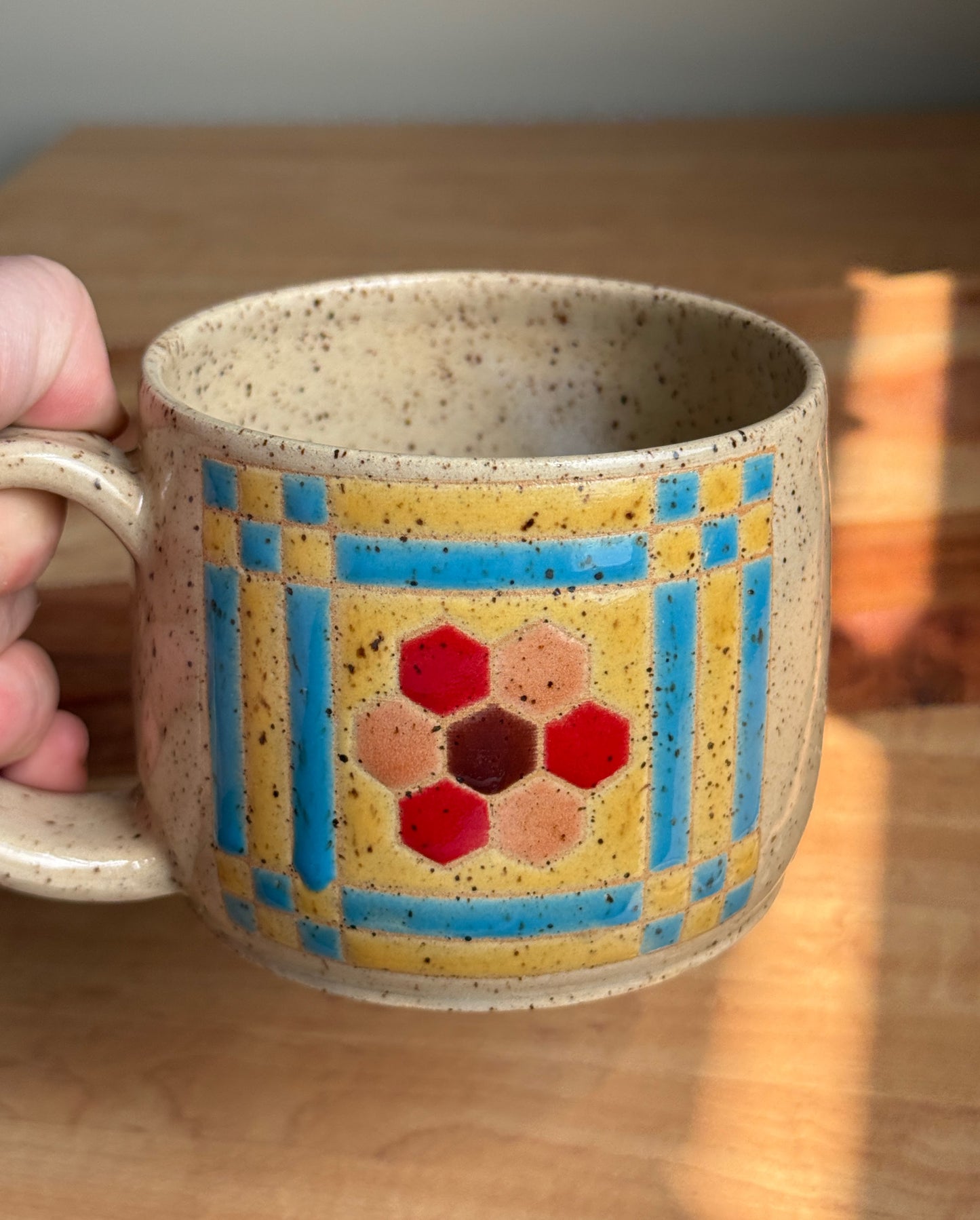 Honeycomb Quilt Mug