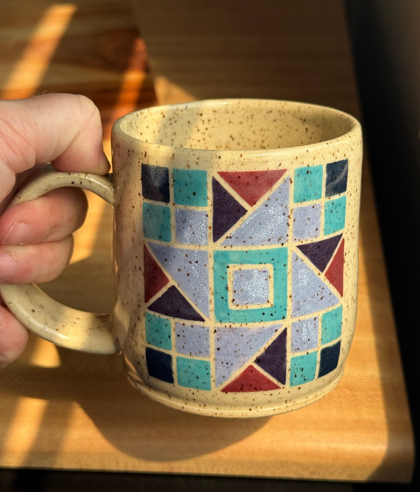 Shades of Purple Quilt Mug