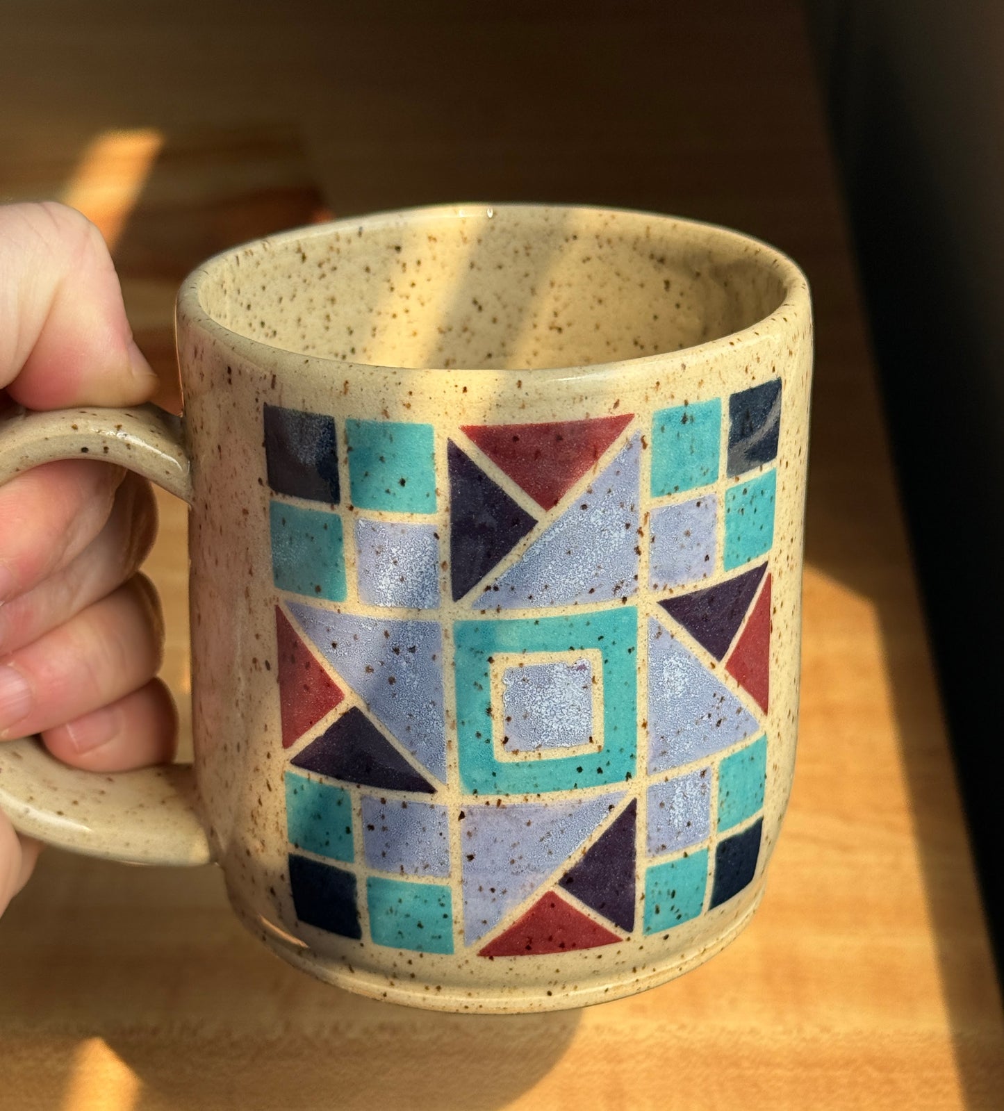 Shades of Purple Quilt Mug