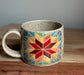 Rainbow Quilt Mug D