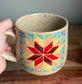Rainbow Quilt Mug H