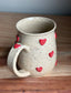XL Red 3D Heart Mug