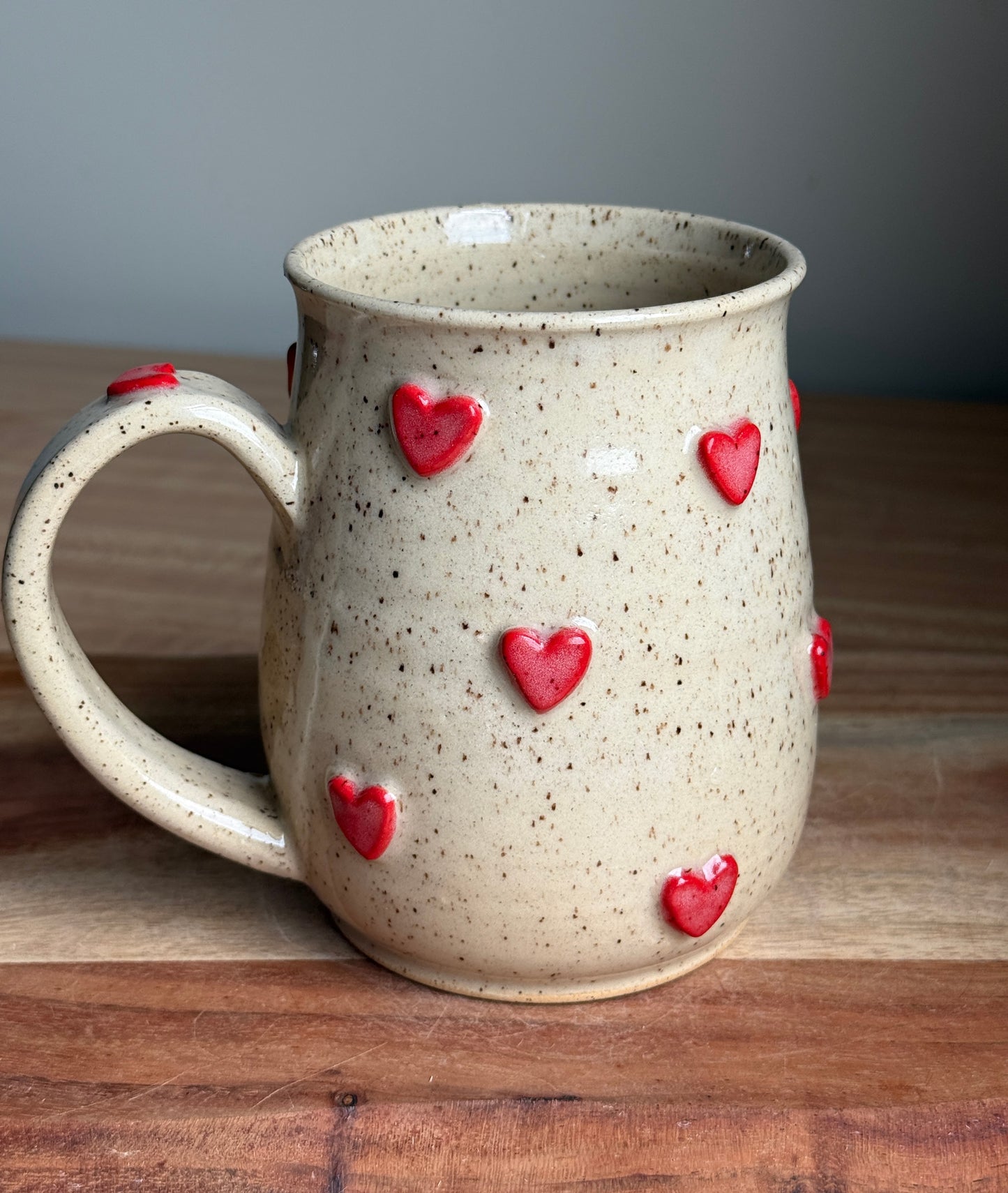 XL Red 3D Heart Mug