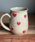 XL Red 3D Heart Mug