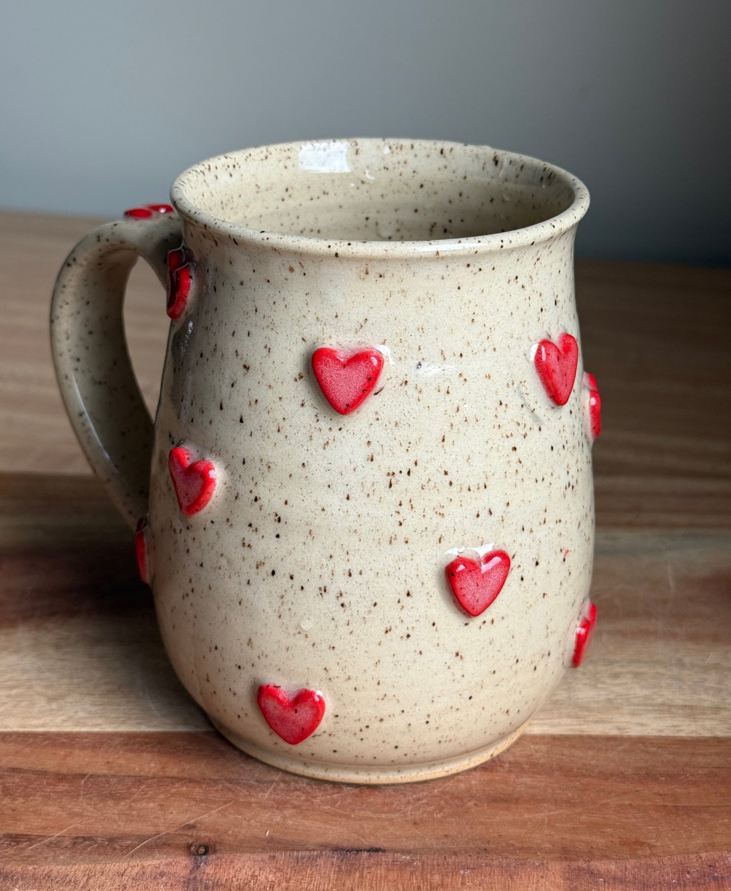 XL Red 3D Heart Mug