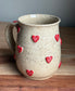 XL Red 3D Heart Mug