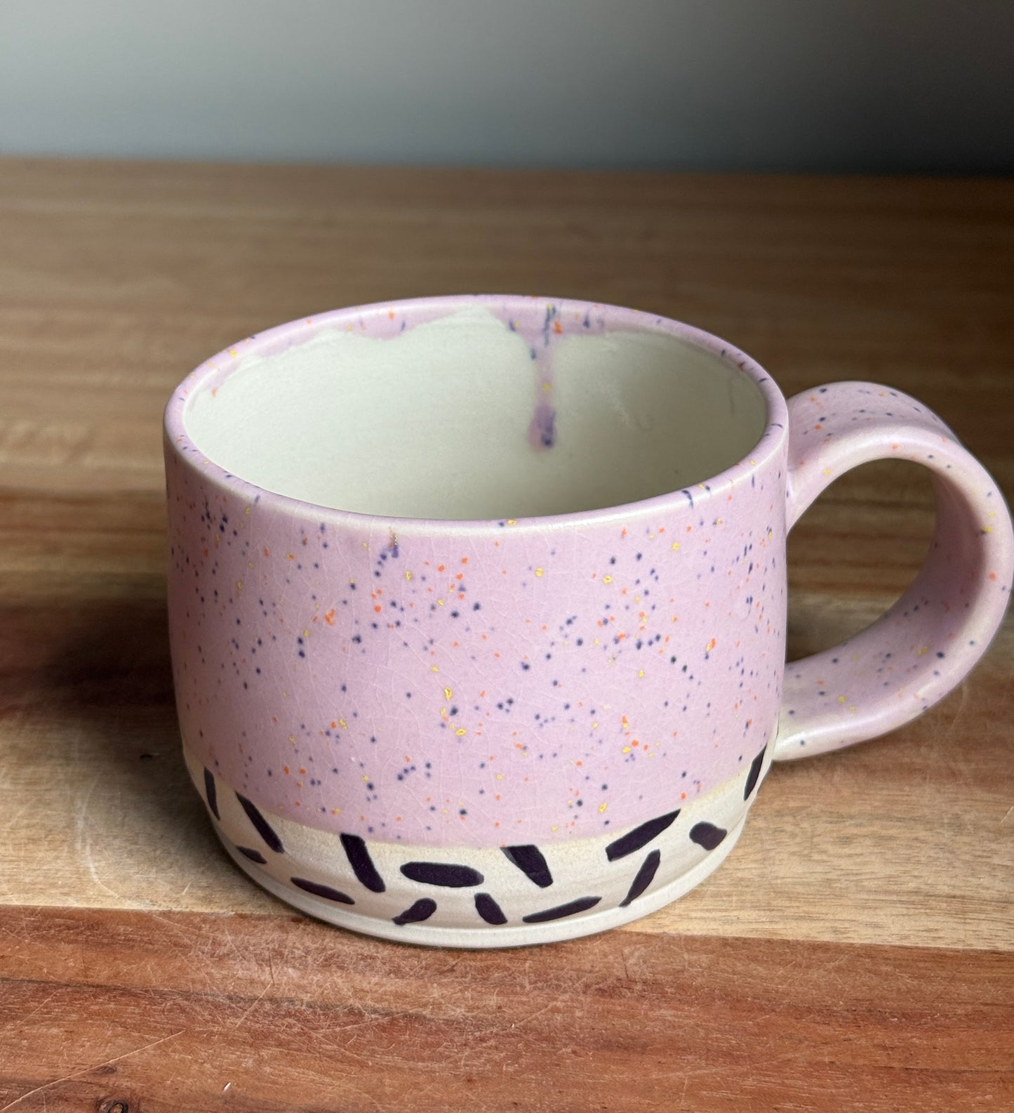 Lavender Speckled Mug
