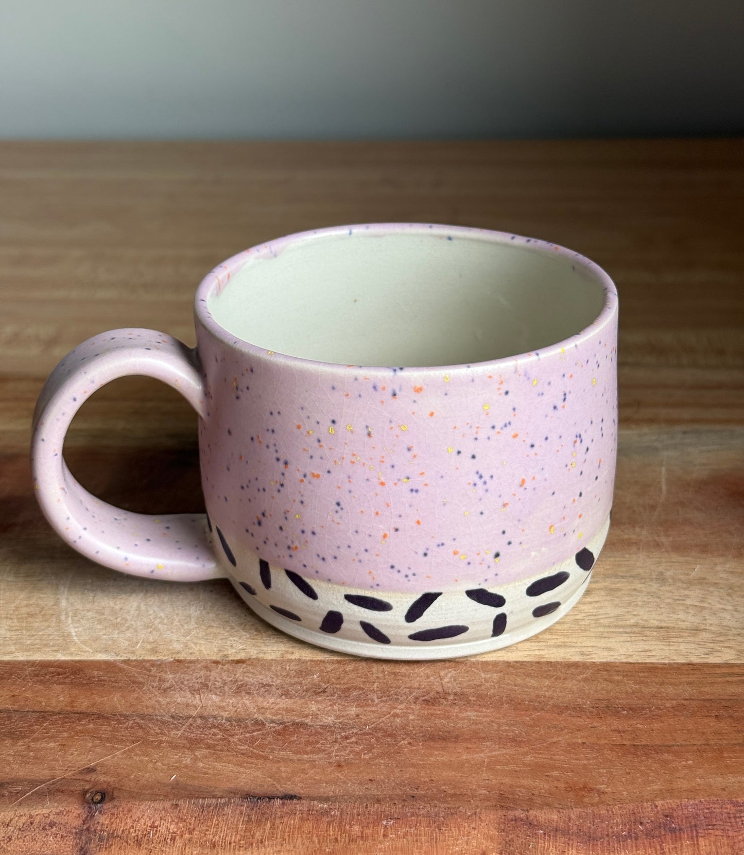 Lavender Speckled Mug