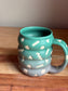 Retro Matte Teal/Gray Ombre Mug