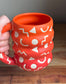 Retro Matte Orange Ombre Mug