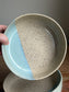 Speckled/ Blue Bowl Plate Set