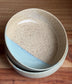 Speckled/ Blue Bowl Plate Set
