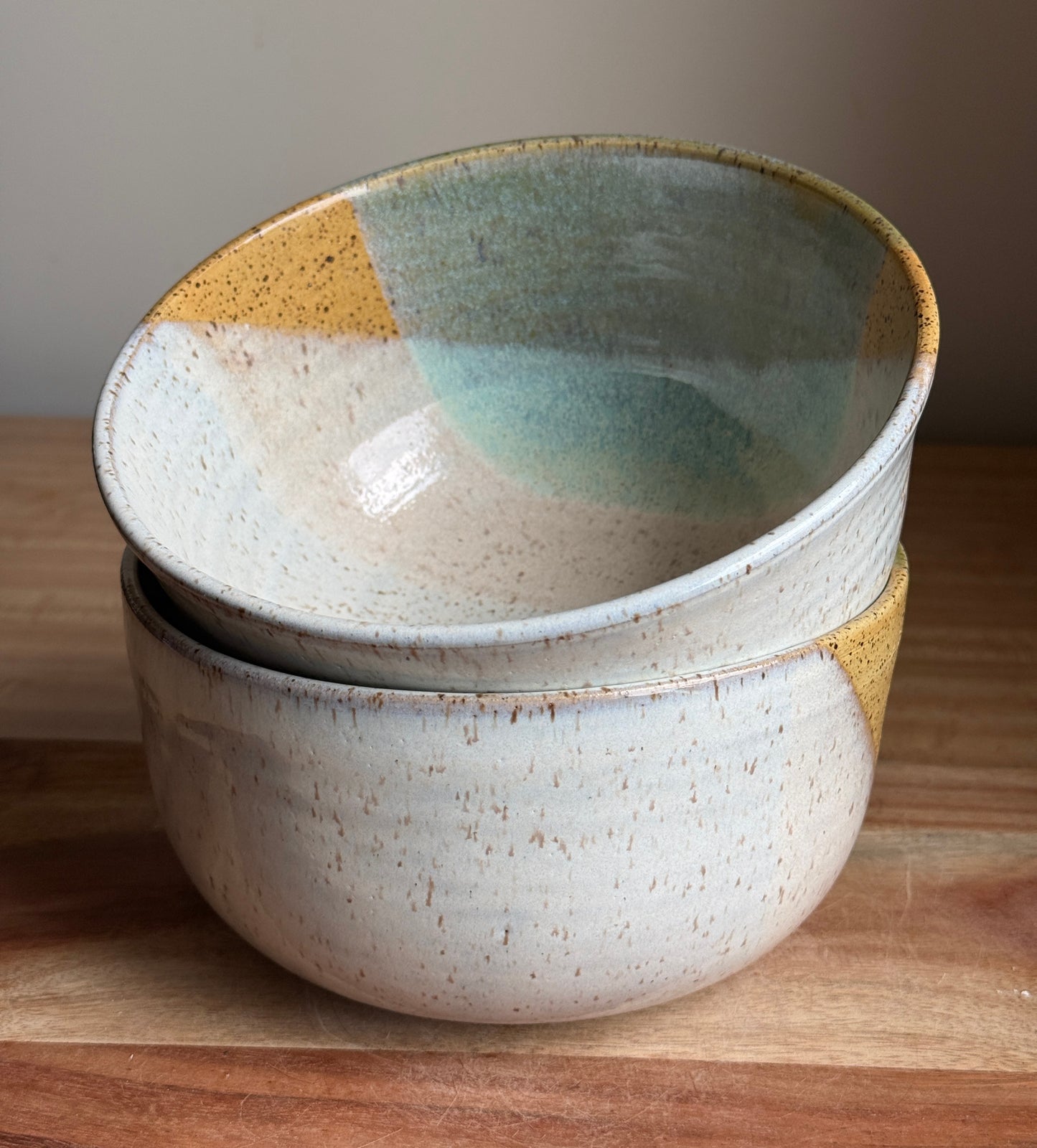 Bowl Set (Cream, Yellow, Blue)