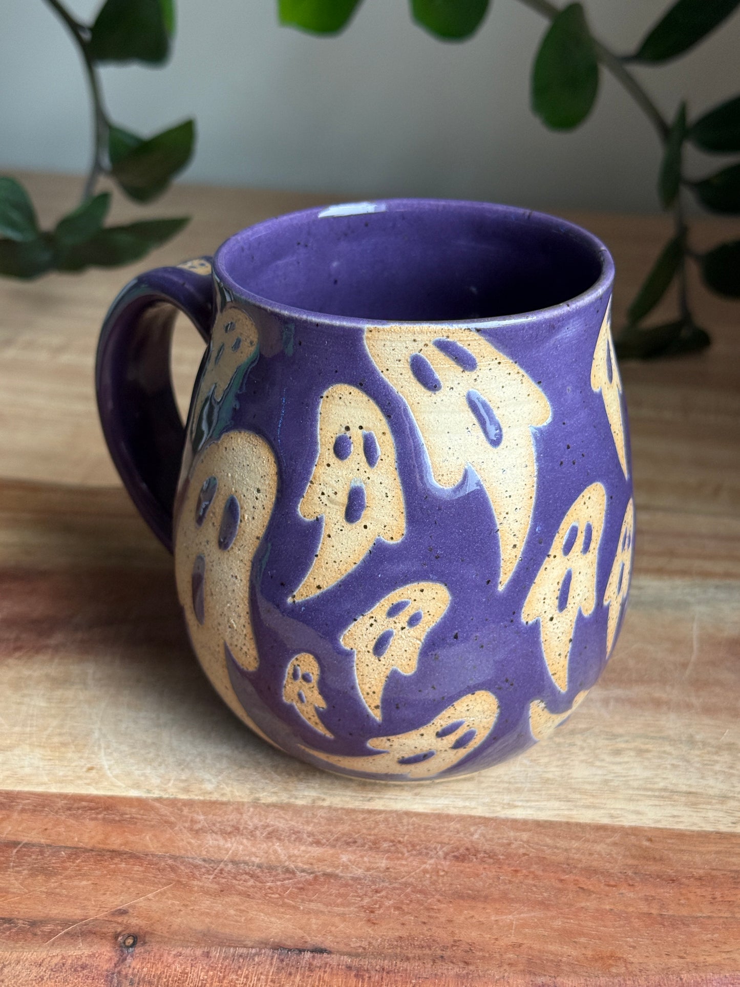 Purple Ghost Mug
