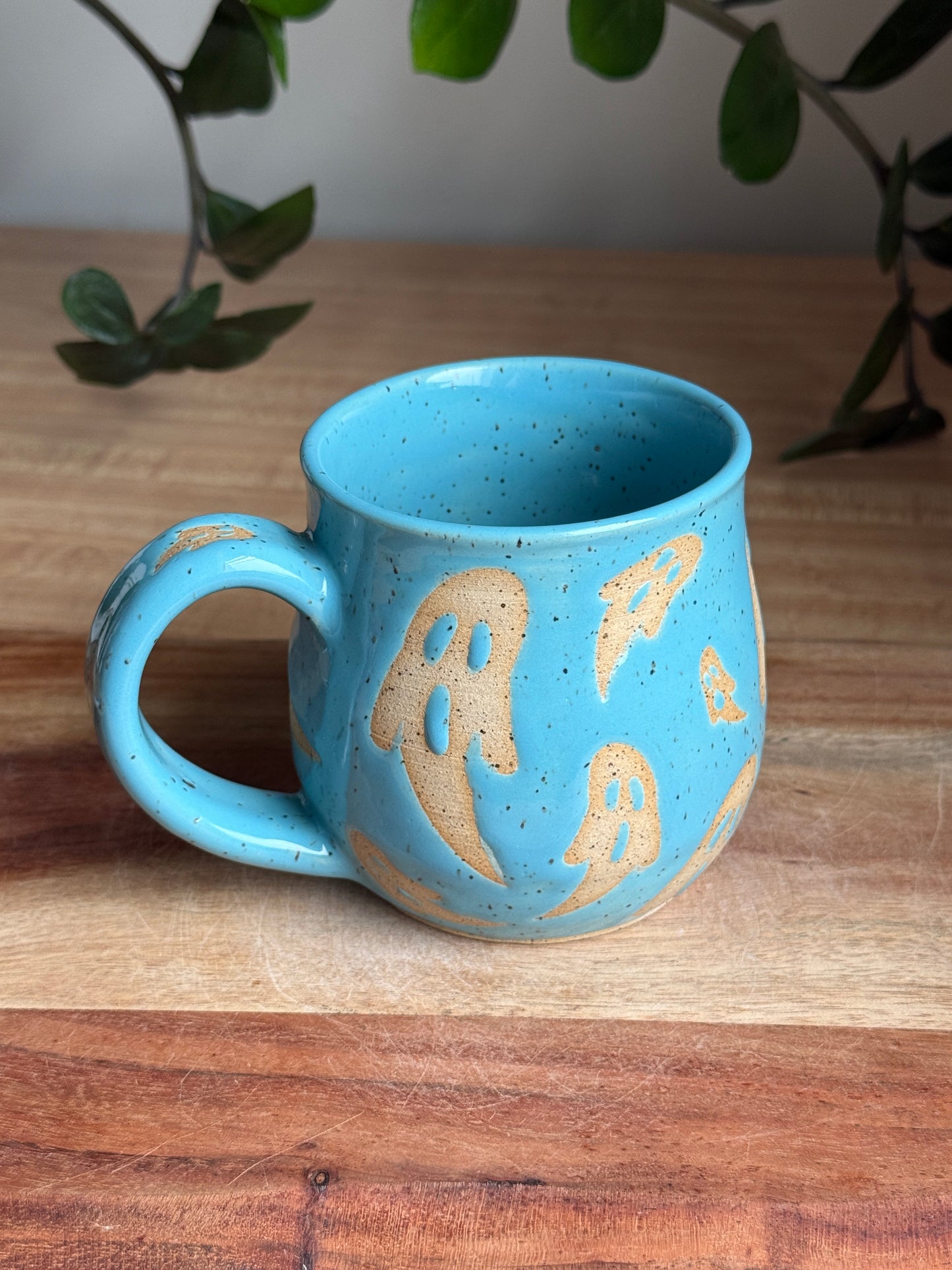 Turquoise Ghost Mug