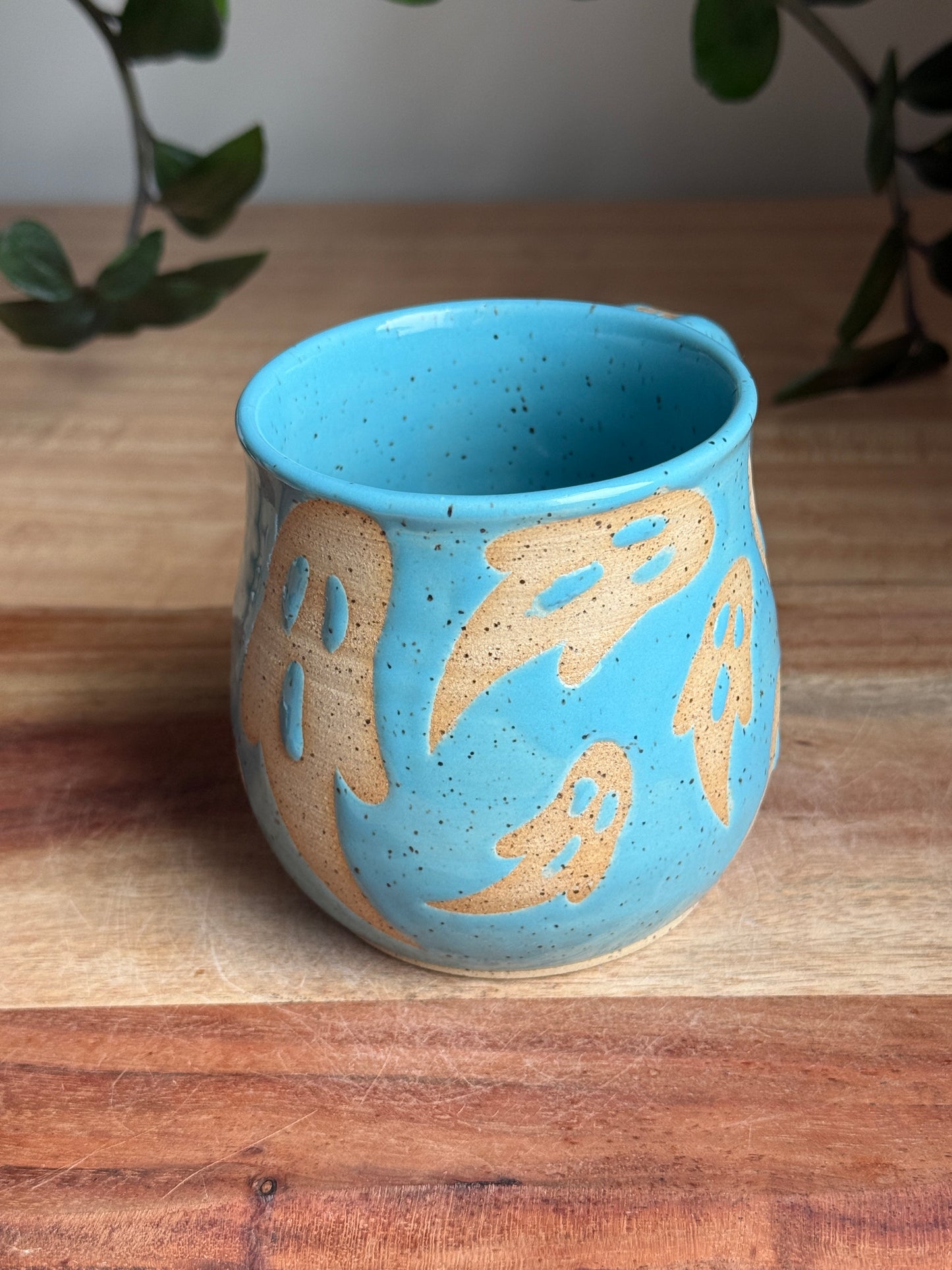 Turquoise Ghost Mug