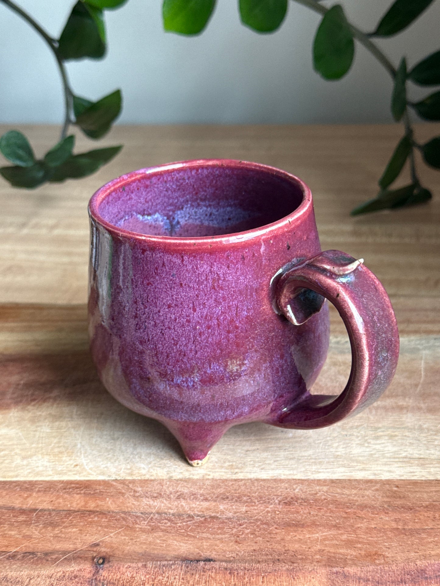 Crescent Moon Purple Cauldron