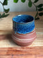 Marbled Angular Mug - Blue