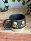 Black Skull and Crossbones Mug