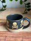 Black Skull and Crossbones Mug