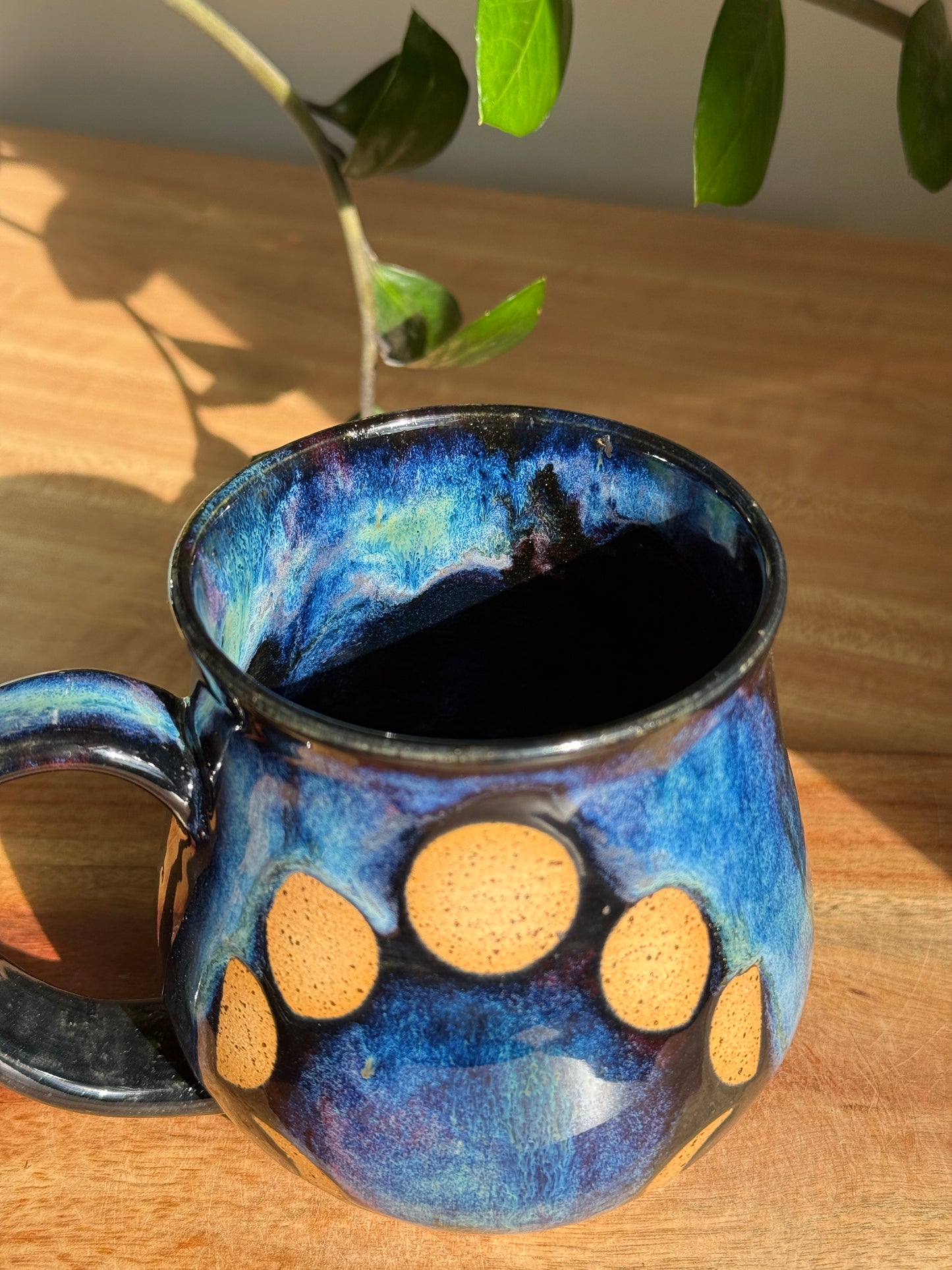 Galaxy Moon Phase Resist Mug A