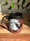 Sparkly Moon and Bat Mug A