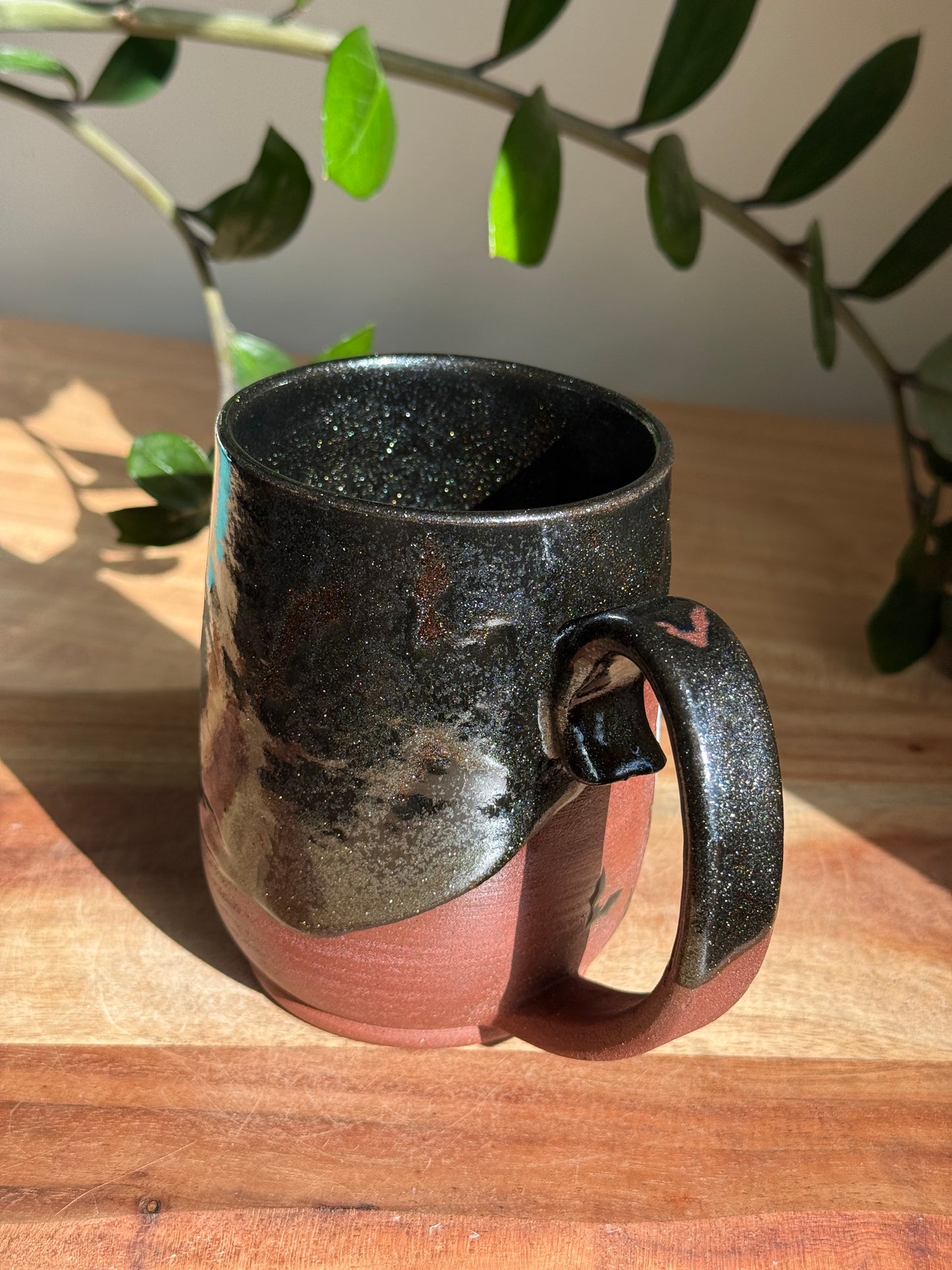 Sparkly Moon and Bat Mug A