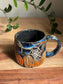 Carved Reading Ghost Mug B