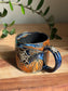 Carved Reading Ghost Mug B