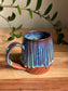 Carved Purple/Blue Mug