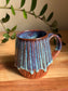 Carved Purple/Blue Mug