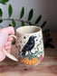 Crow on a Pumpkin Mug