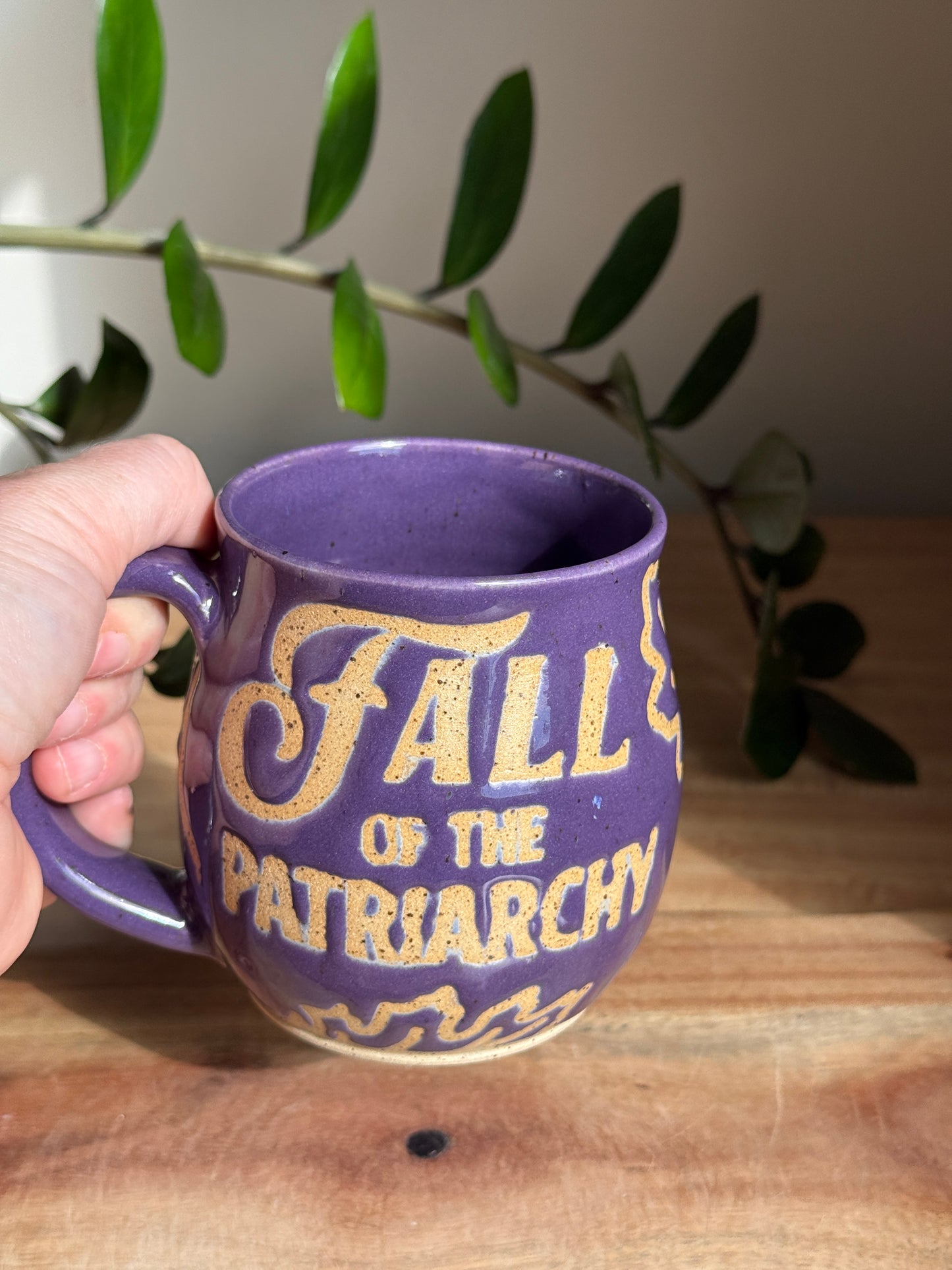 Purple Fall of the Patriarchy Mug