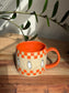 Checkered Ghost Mug