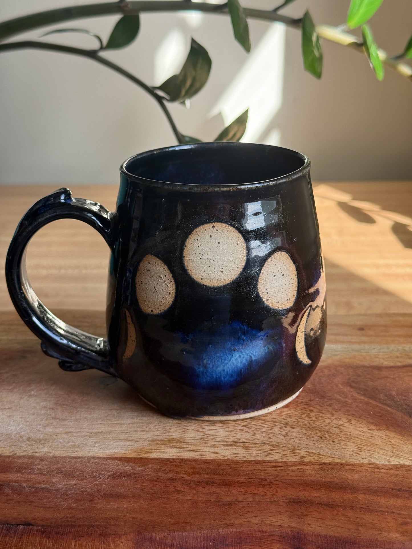 Galaxy Moon Phase Resist Mug B