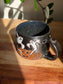 Carved Ghost and Pumpkin Scene Mug B