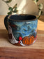 Carved Reading Ghost Mug C